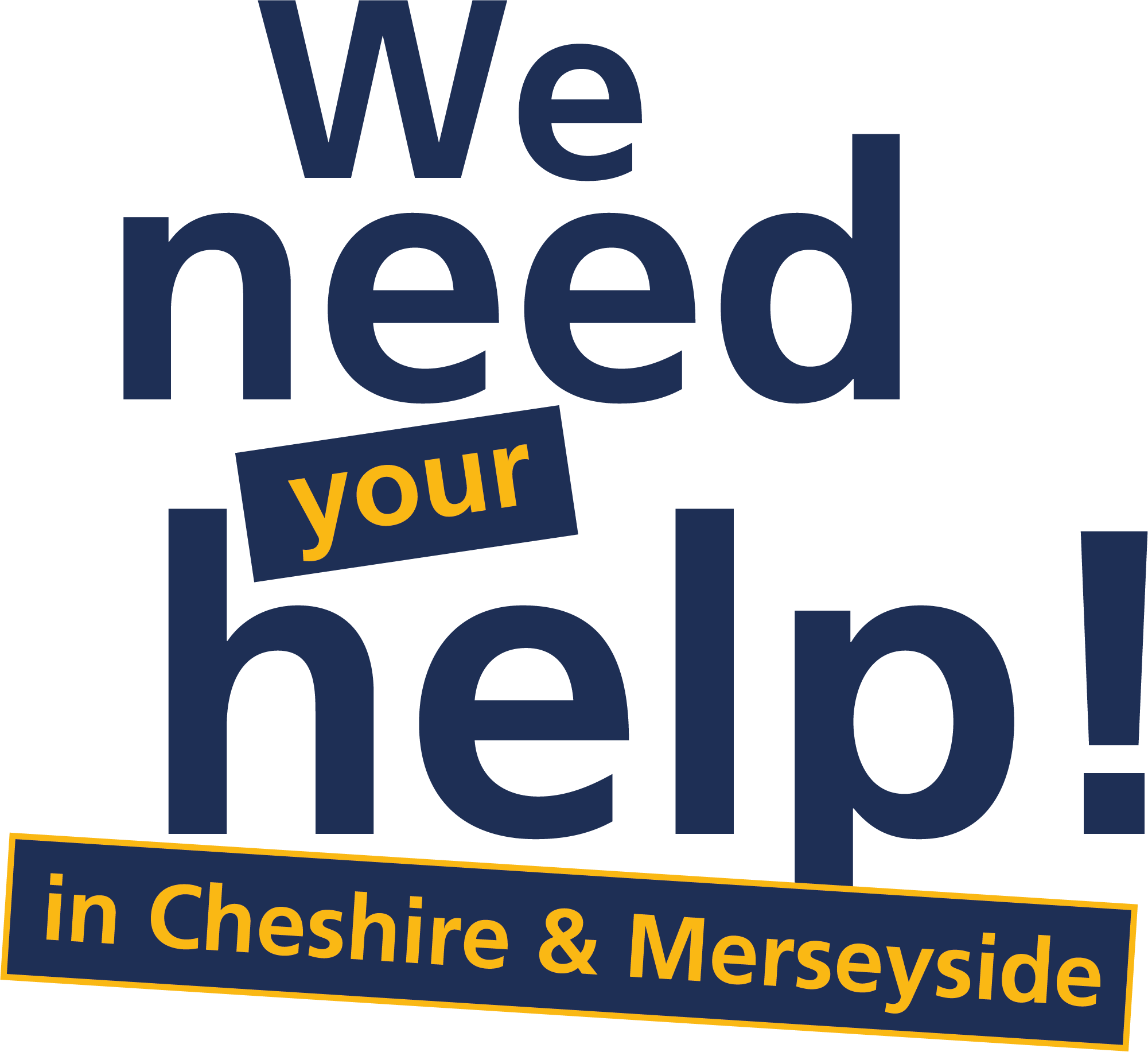We Need Your Help Image
